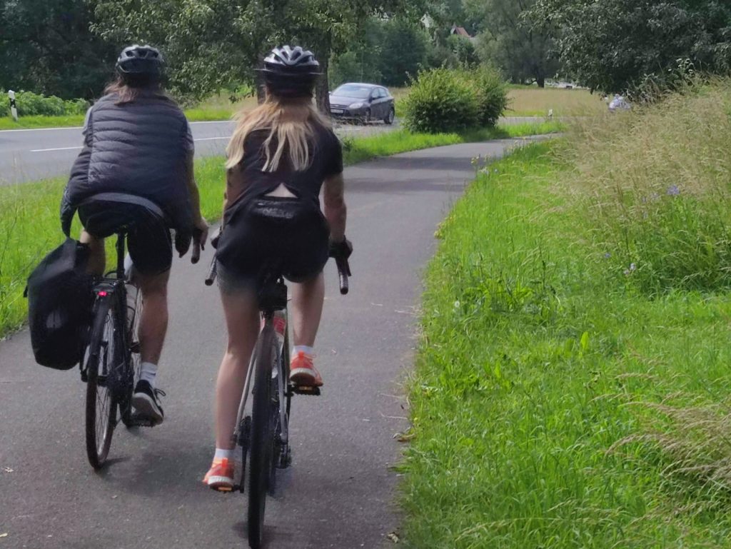 Cycling to Schwabach